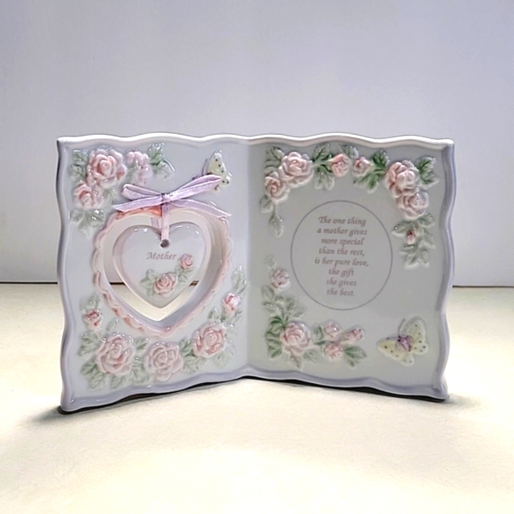 Inspirational Free Standing Ceramic Plaque for Mother